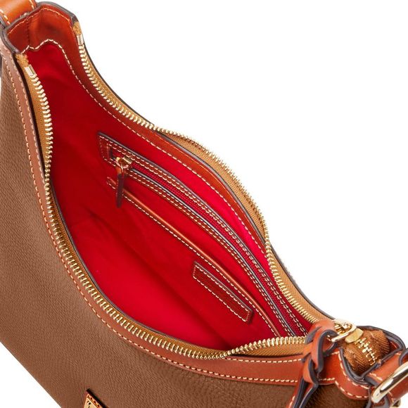 Dooney & Bourke Pebble Grain Hobo Shoulder Bag - Sand - Picture 3 of 4